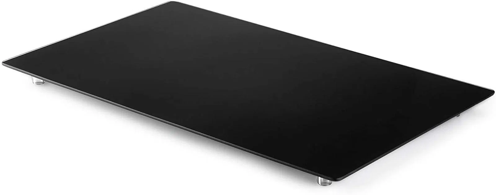 Custom Tempered Black Glass for Buffet Food Display Glass Top