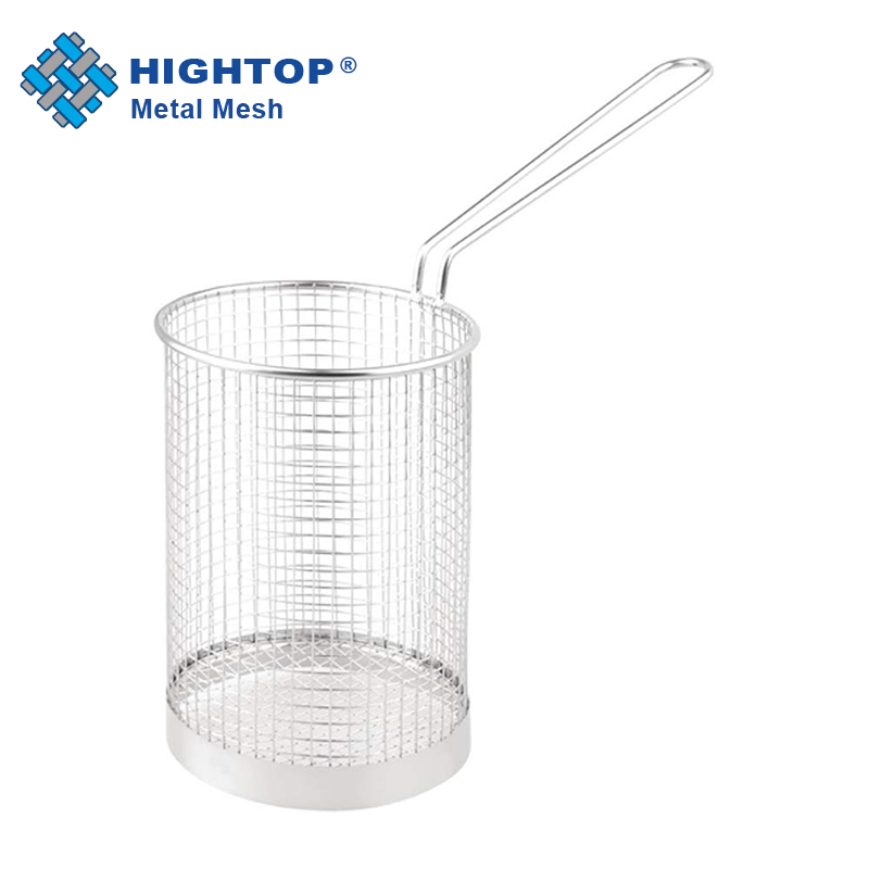 Kitchen Deep Cooking Strainer Stainless Steel Pasta Noodle Wire Mesh Skimmer Basket