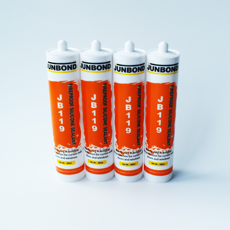 Factory Directly Sell 300ml Black White Gray Fireproof Silicone Sealant