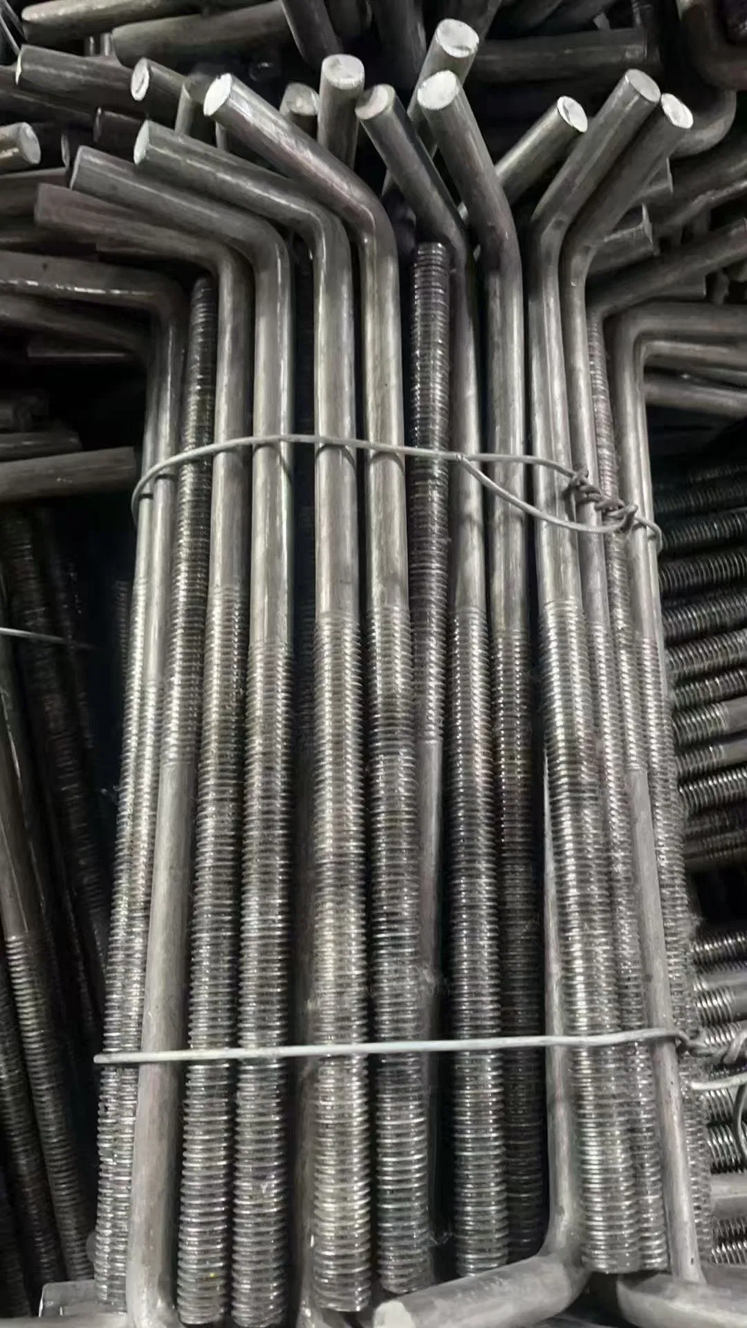 4.8 8.8 Anchor Bolt Manufacturer L-Shaped Welded Plate J 9-Character 7 Anchor Embedded Foundation Bent Anchor Bolt