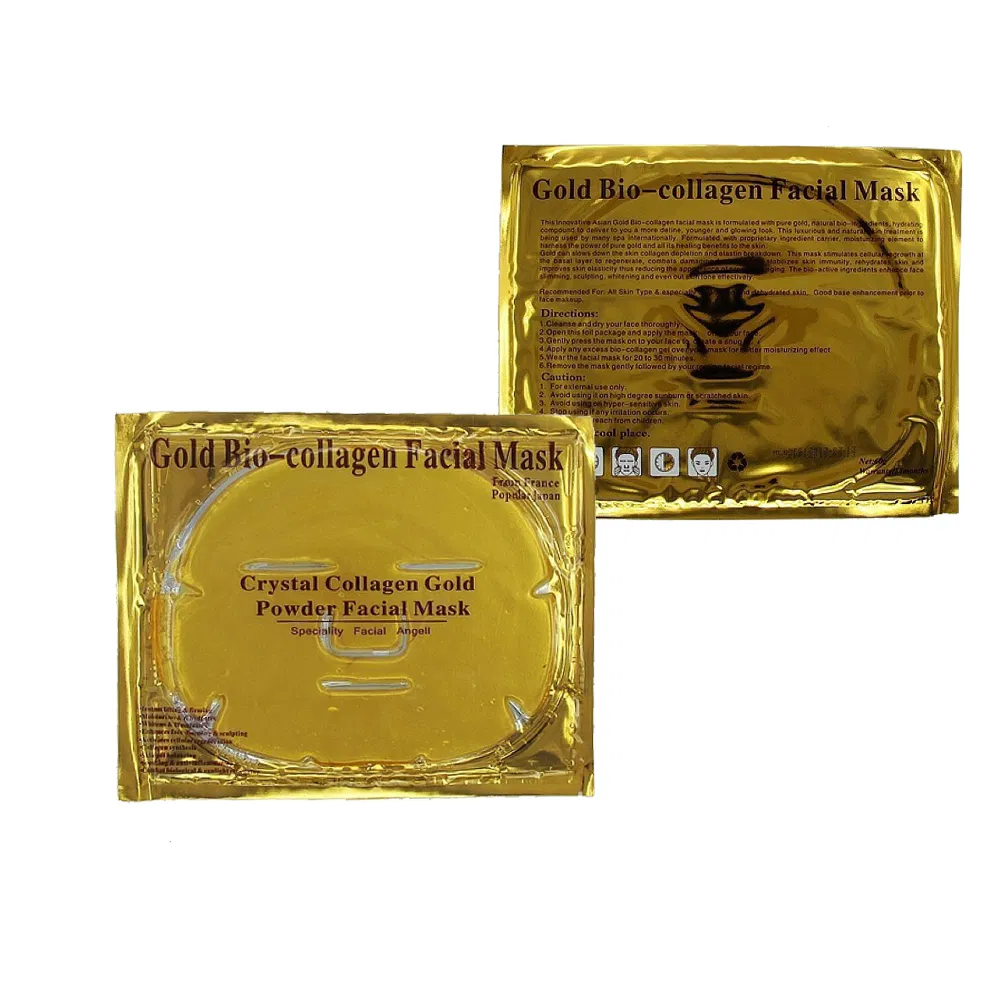 Anti Wrinkle Moisturizing Collagen Face Film 24K Gold Face Mask