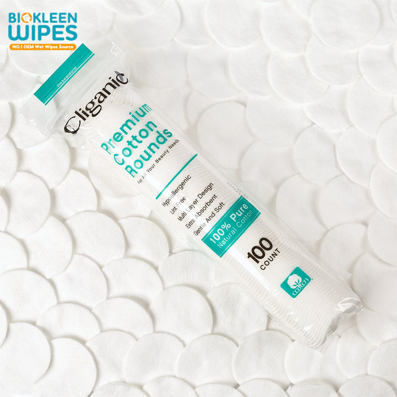 Reusable Organic Cotton Pads Cosmetic Facial, Round Bamboo Cotton Pad Reusable, Reusable Makeup Remover Pads