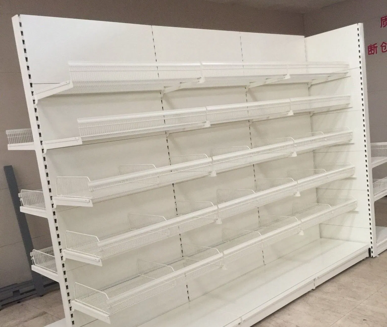 Проволочные стеллажи для магазинов, 7 ярусов