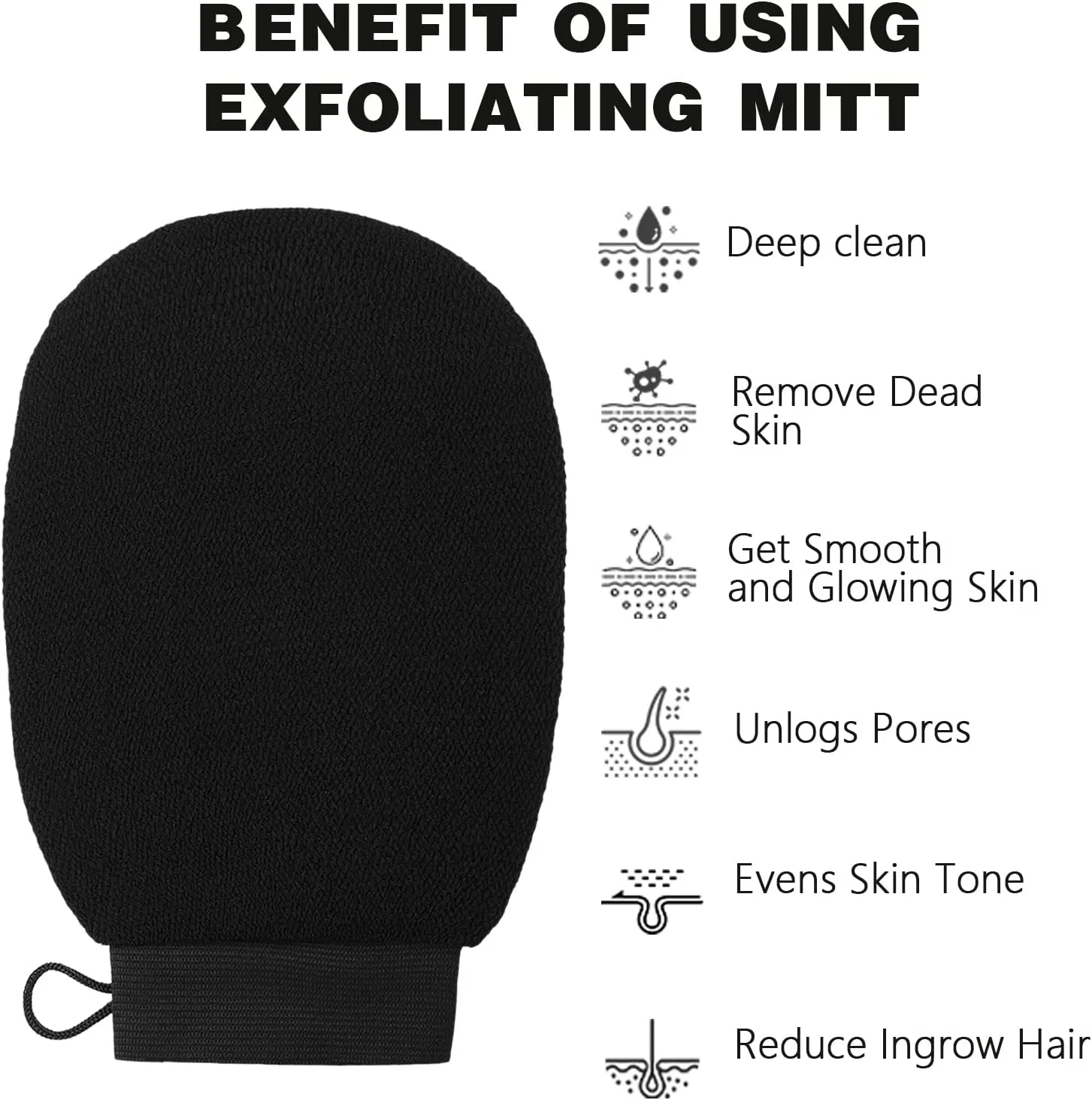 Bathing Gloves Shower Mitts Eco Friendly Body Cleaning Exfoliating Gloves