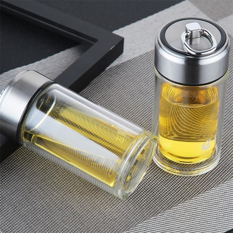 Factory Direct Sales Customized Heat-Resistant Borosilicate Glass Bottle Hot Sale on The Whole Network 300ml 400ml 500ml 550ml