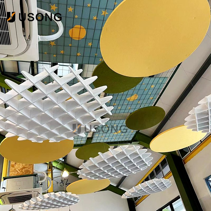 Sleek E0 Acoustic Ceiling Panels for Enhanced Sound Absorption