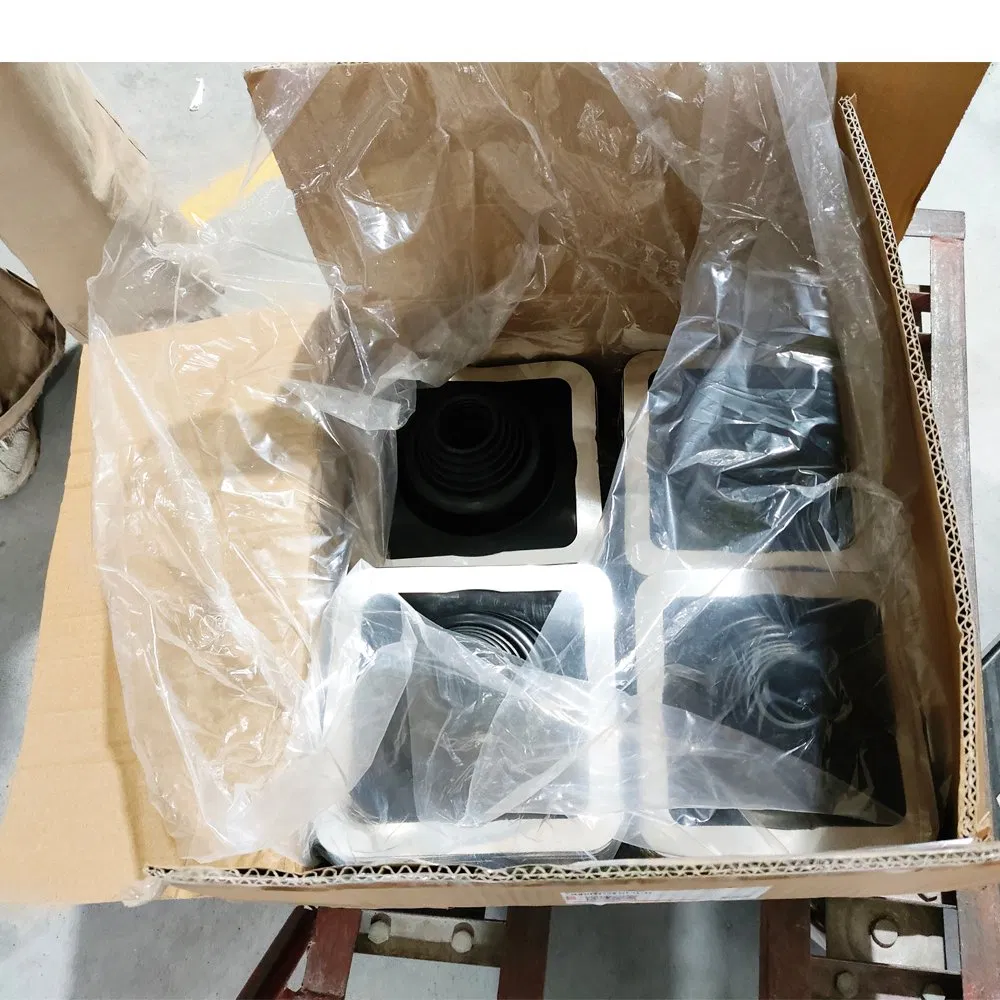 50mm to 100mm or 2in to 4in Rubber Metal Roof Pipe Flashing