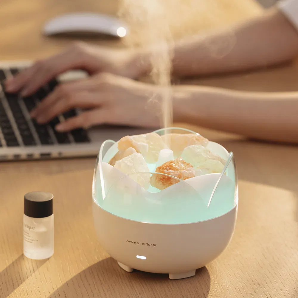 Aromatherapy Mist Diffusers Quiet Air Desk Ultrasonic 250ml Humidifier LED Colorful Night Light for Home