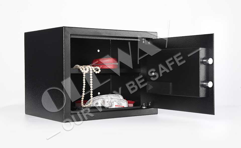 Small Size Home Office Electronic Safe Safety Metal Safes Steel Safe Box