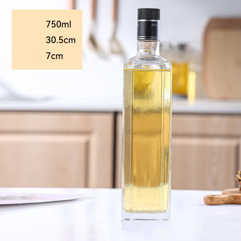 Best Selling Thickened Glass Bottle Glass Oil Camellia Walnut Oil Dispensing Bottle
