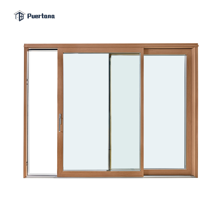 Texas Hot Sale Wooden Window Design Aluminum Wood Picture House Windows Bay Window for Sale