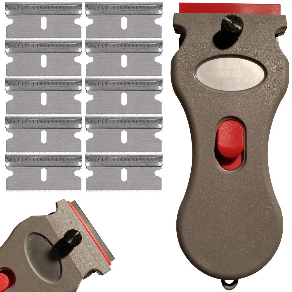 Cleaning Scraper Plastic Razor Scraper with 40X19mm Blades