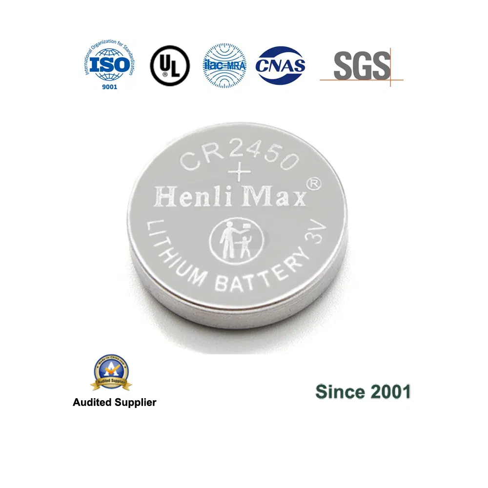 Батарейка CR2450 Henli Max 3V литиевая