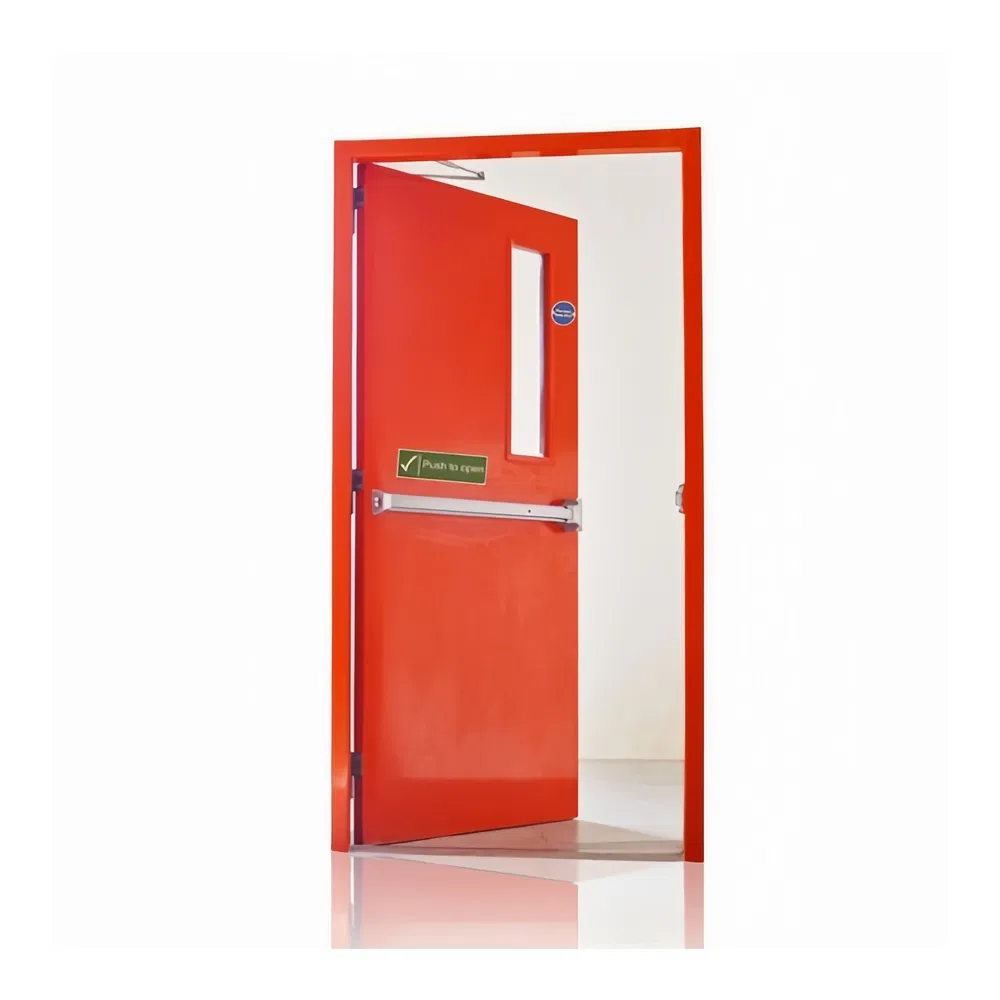 High Strength Swing Inward / Outward Fire Proof Steel Door for Hospitals
