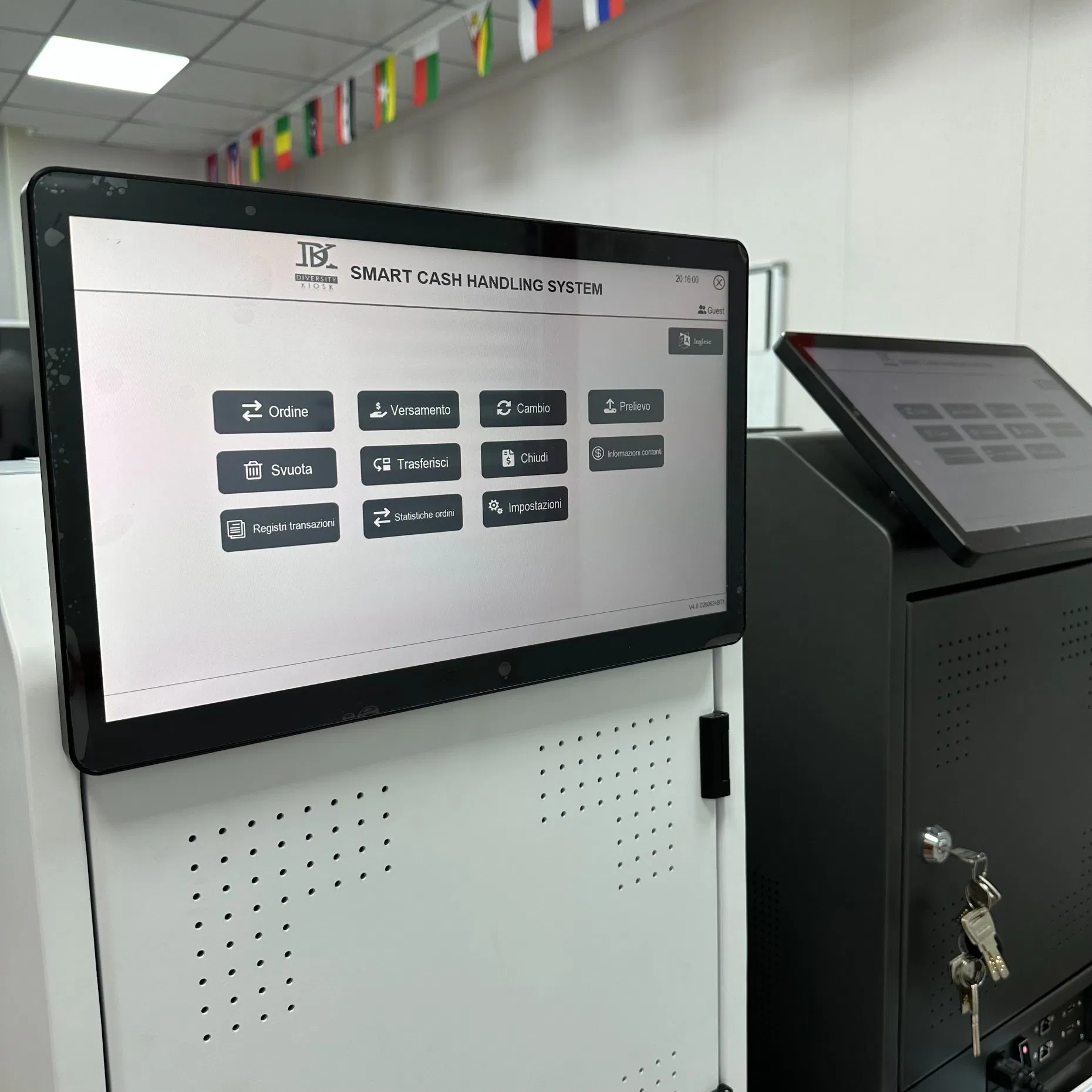 Cash Machine Self Service Smart Cash Register Cash Deposit and Withdraw Machine Cash Register POS