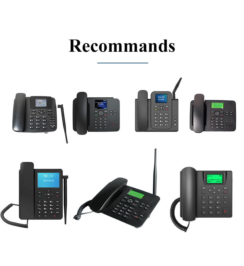 Fixed Wireless Phone Versatile 4G 4G Fixed Desk Telephone with Volte Call Feature