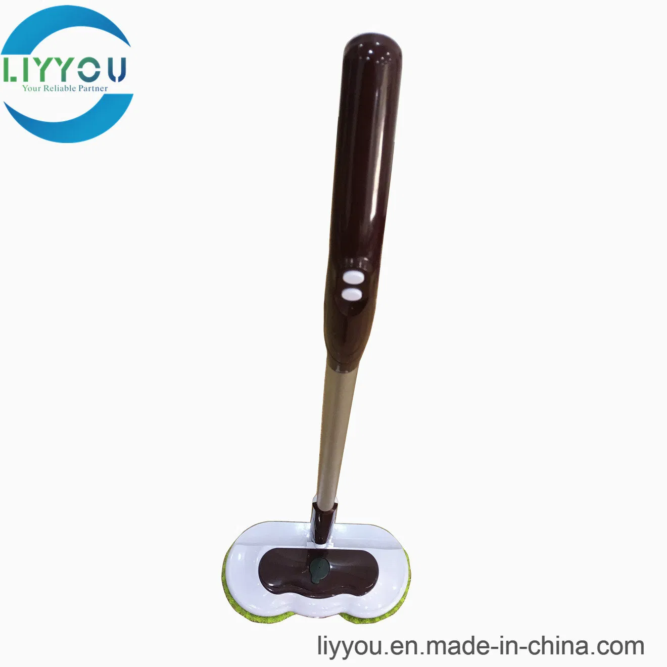 Cordless Mop Floor Cleaner Machine Home Use Double Wheel Clean Sweeper