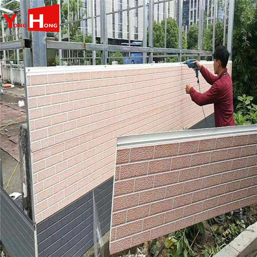 Aluminium Roofing Freezer Sandwich Insulated Wall Panel Panels with Decor