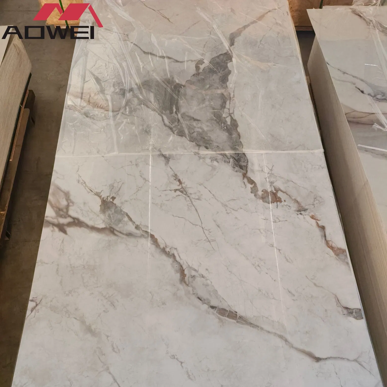 Construction-Decoration Material WPC PVC Marble Sheet Slabs Wall Panels for Home Siding