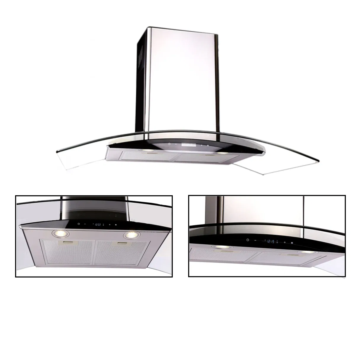 Premium 60cm T Shape Kitchen Chimney for Optimal Airflow