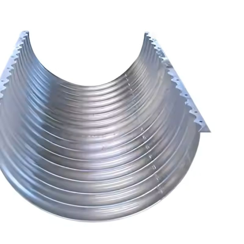 CE Certified High-Strength Galvanized Corrugated Pipe Culvert, Suitable for Highway Bridge Construction.