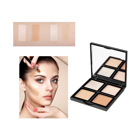 Top Selling 4 Colors High Quality Shimmer Eye Shadow Palette