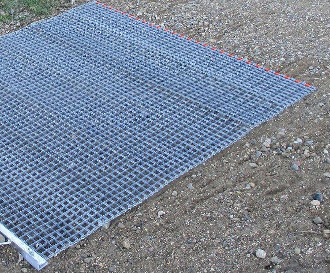 Baseball Field Sport Rigid 6ftx6FT 3'x5' Steel Drag Mat