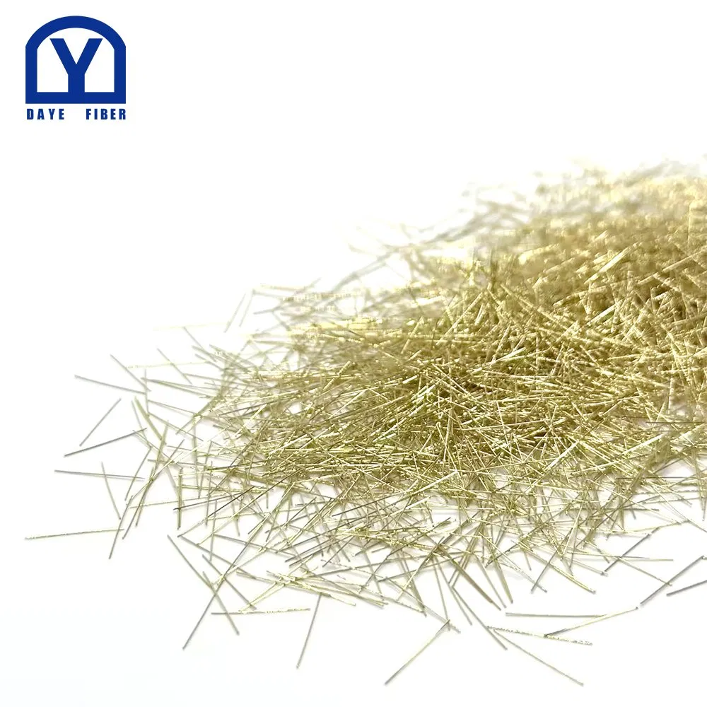 Uhpc Crimped Steel Fibre Brass Coated Micro Concrete Steel Fiber