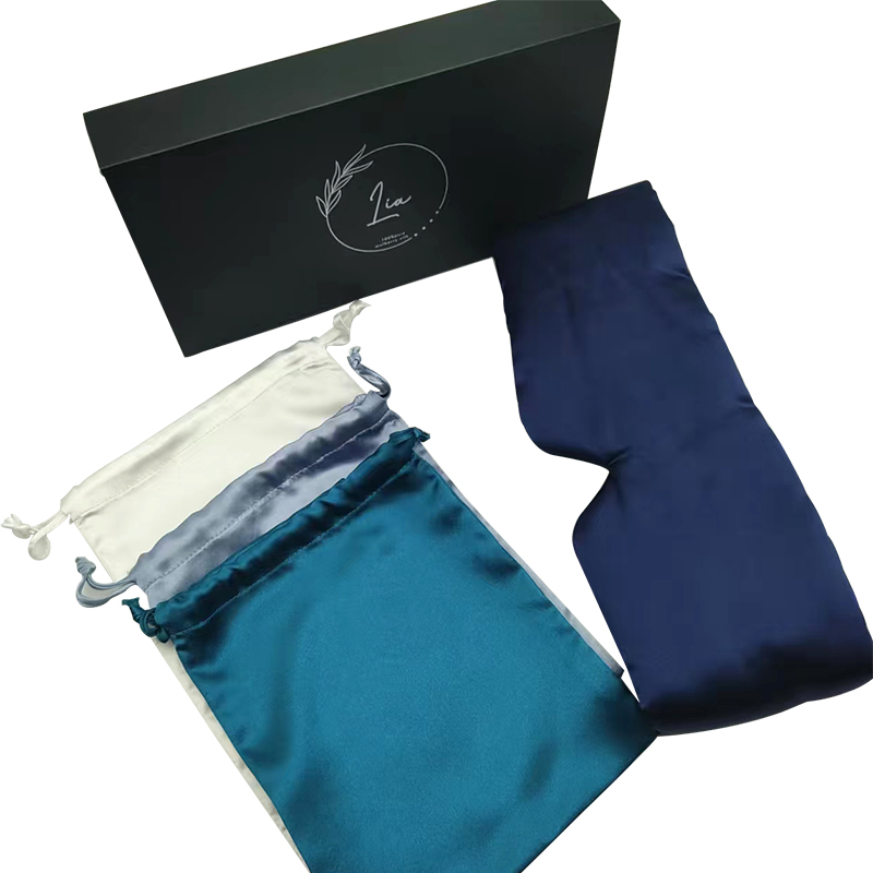 Luxury Elastic Headband Adjustable Big Size 6A Grade Silk Eyemask