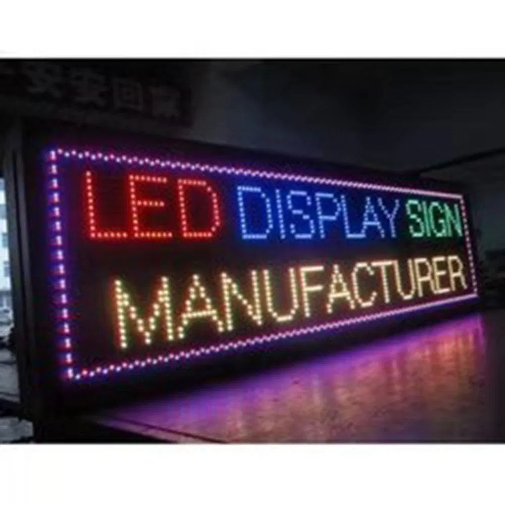 P10 P4 P5 Customizable Content LED Displays Electronic Signage Scrolling LED Display Cheap Outdoor Scrolling LED Display