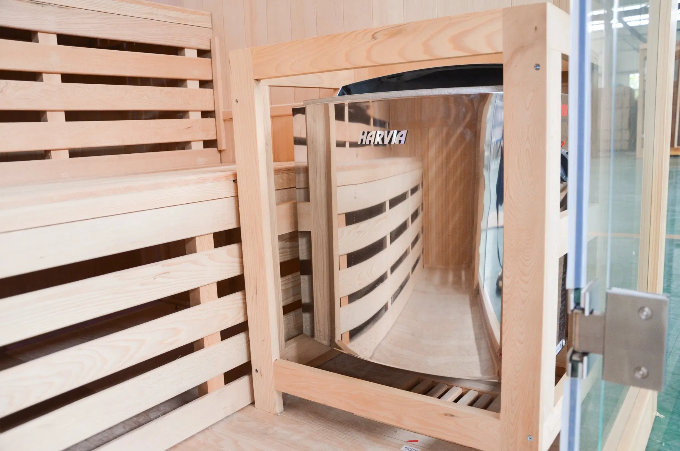 Сухая парная сауна на 4 человека из канадской хемлока