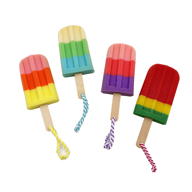 Ice Cream Ice Cream Sponge Glass Cleaning Tool Soft Bath Towel Sponge Wholesale
