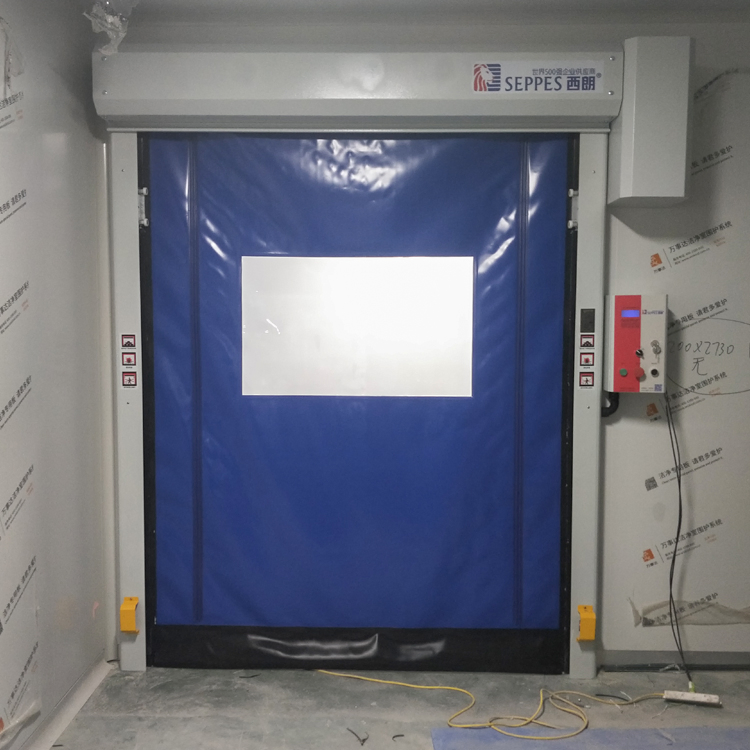 Simple and Elegant PVC Self-Repairing Zipper High Speed Roll Shutter Door