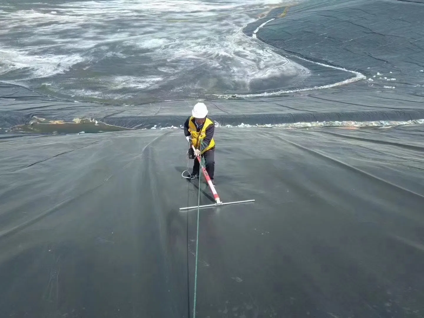 Landfill Fishing Farming Pond Wastewater Lagoons HDPE Geomembrane