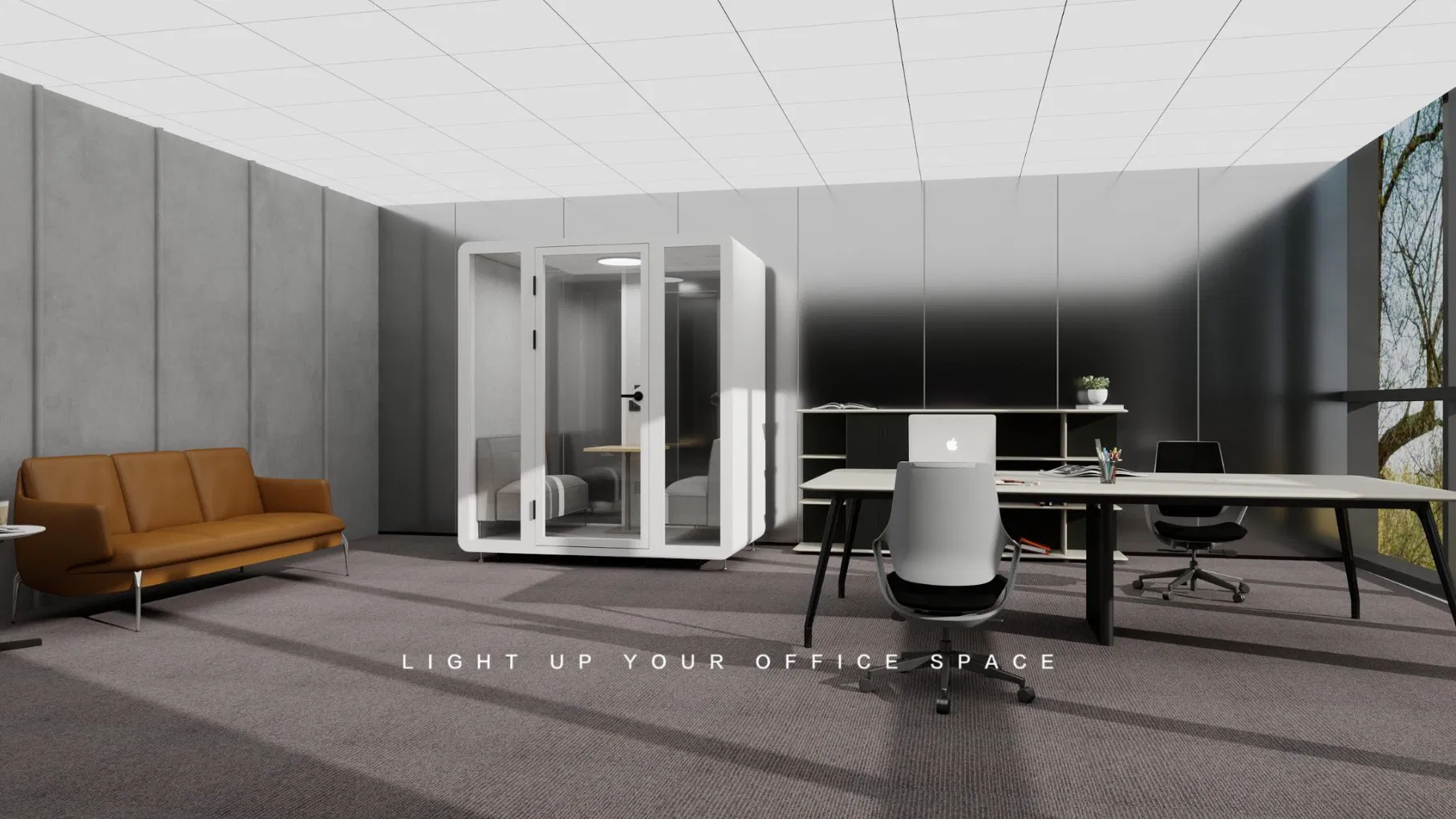 a Business with an Office Booth and Portable Cabin Might Buy a Prefabricated Pod