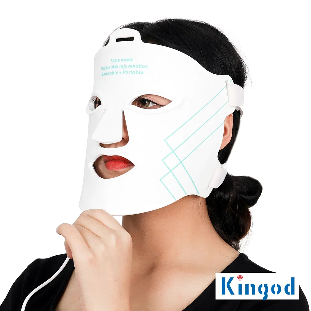 LED Light Therapy Facial Mask Red Light Skin Care Beauty Device Anti-Aging Face Mask