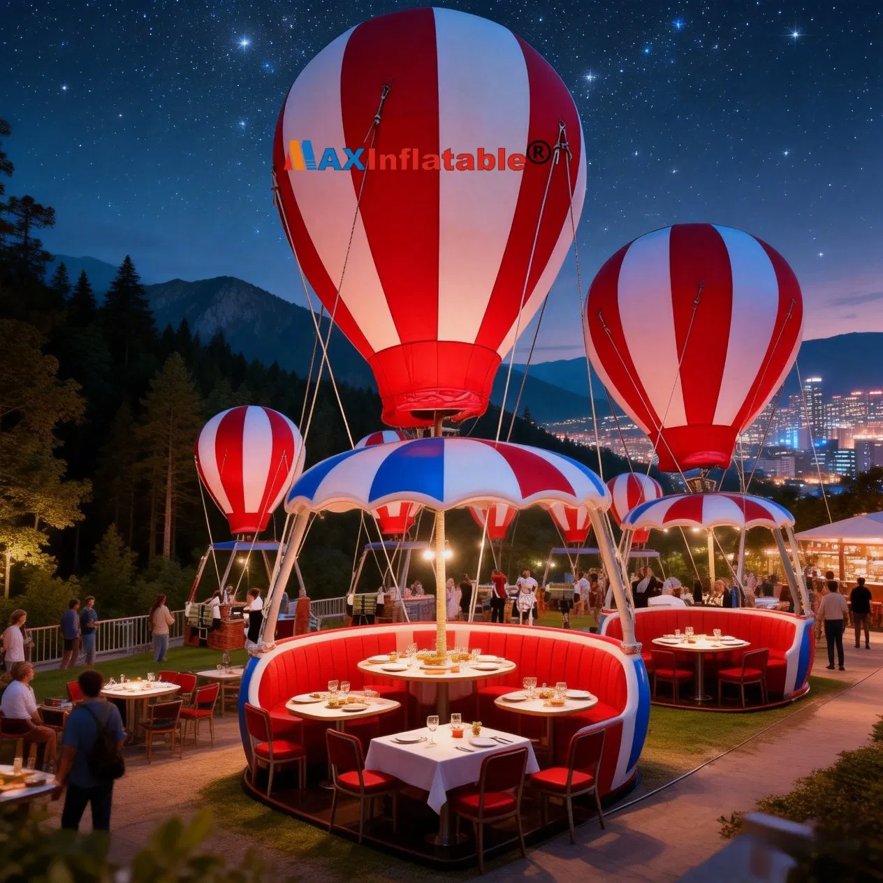 Hot Air Balloon Dream Restaurant: Enjoy Delicious Food in a Whimsical Setting