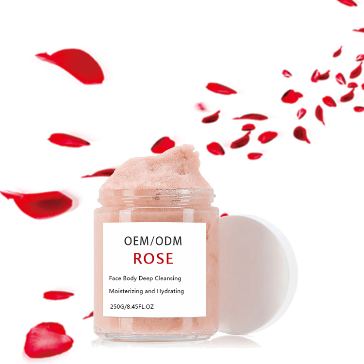 Aixin Private Label Organic Natural Body Face Coco Scrub Exfoliating Deep Cleansing Whitening Moisturizing Rose Body Scrub