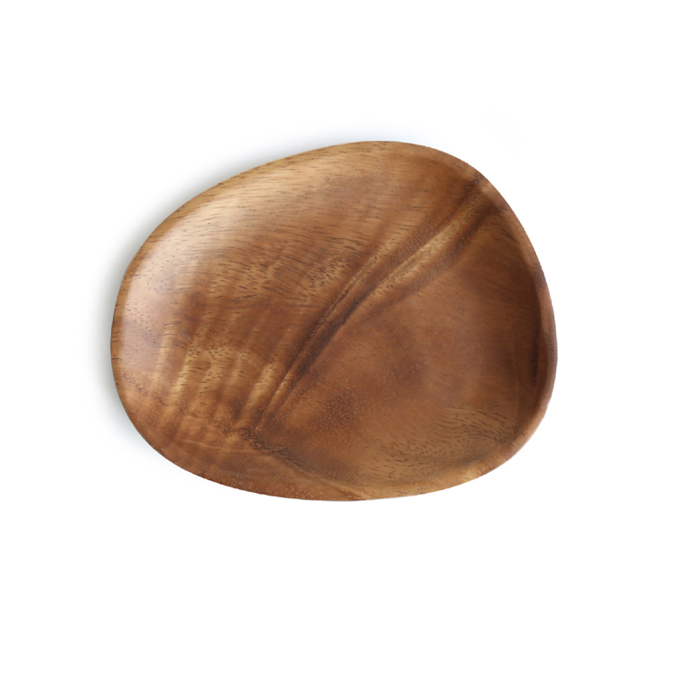 Factory Direct Supply Tableware Set Beech Wood Irregular Oval Solid