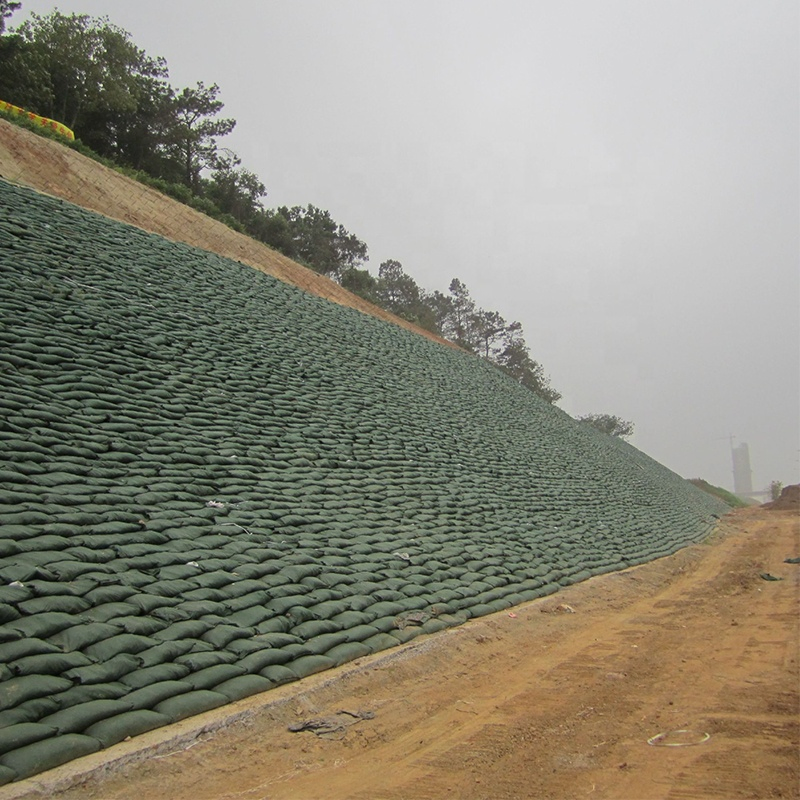 Durable Geotextile Geobag / Geosynthetic Bag Solutions for Riverbank Protection, Slope Stabilization, and Erosion Control by Chinese Experts