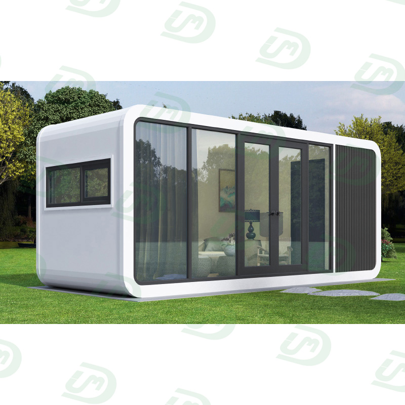 Outdoor Modern 40FT Prefab Tiny Mobile Container Office Pod Apple Cabin Hotel