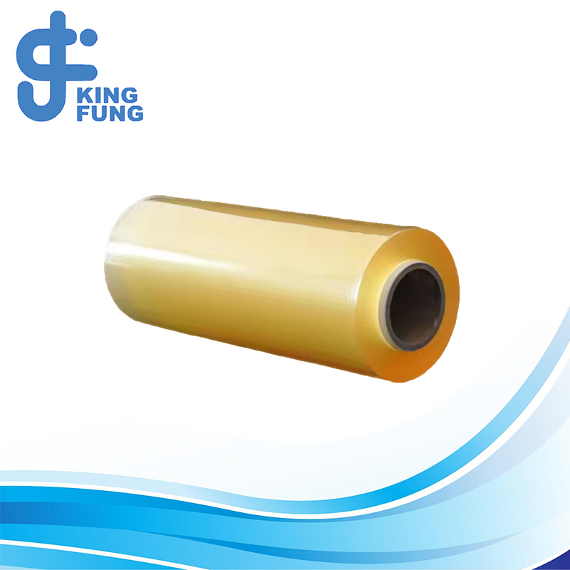 Clear Waterproof Plastic Packing Material Wrapping Transparent Food Packaging Grade Stretch Kitchen Plastic PVC Fresh-Keeping Stretch Jumbo Roll Cling Film