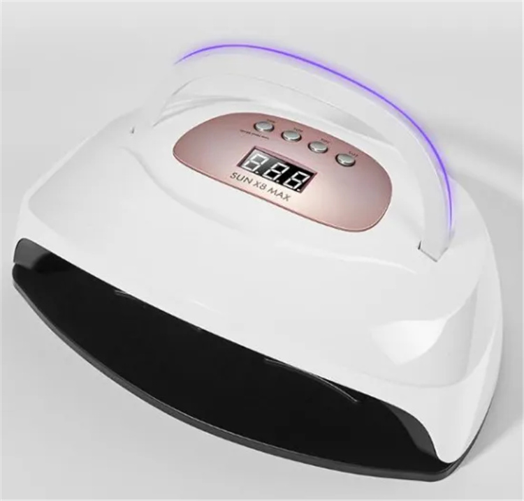 Private Label Portable 220W LED UV Sun Nail Cure Lamp for Drying All Nail Gel