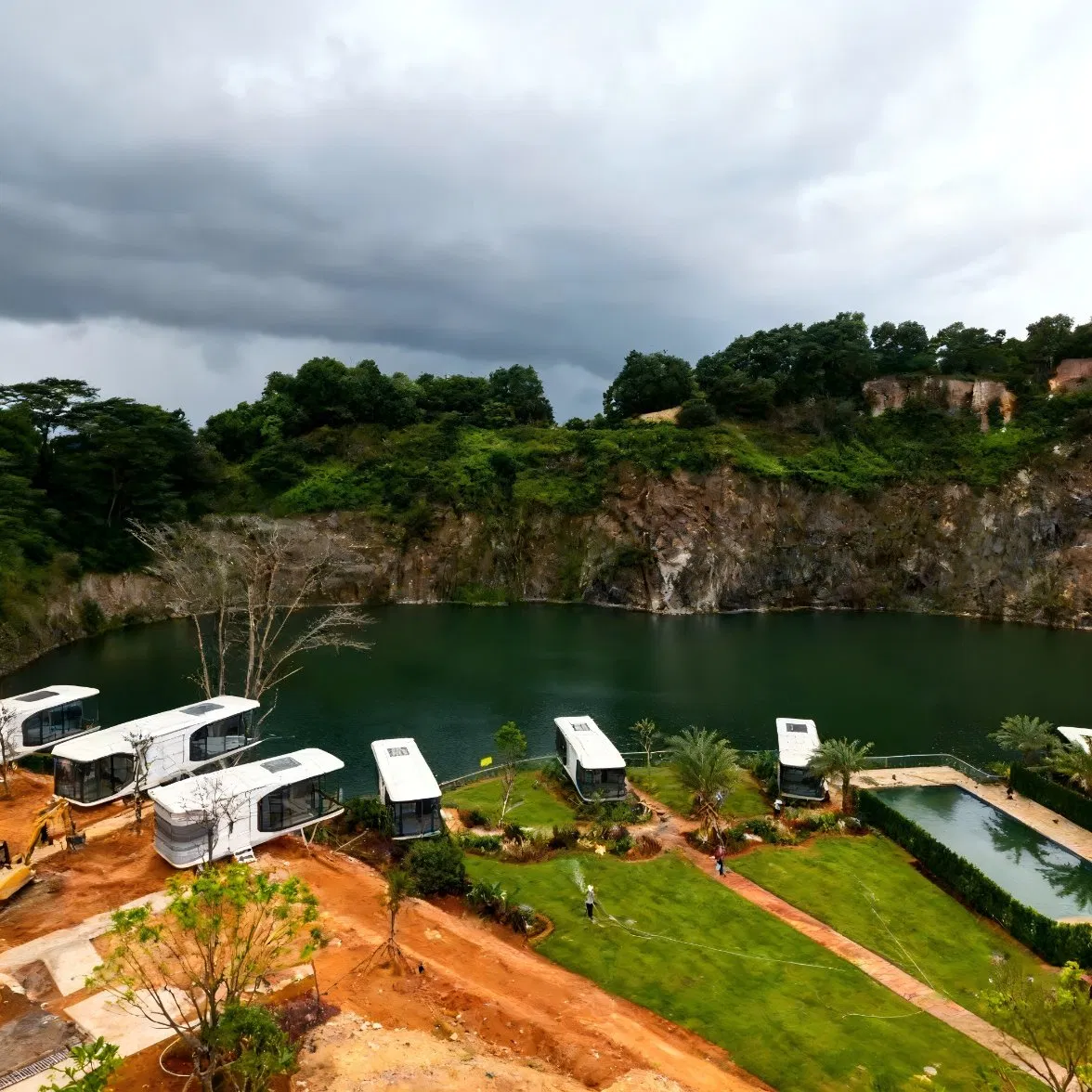 Prefab Homes Camp Trailer Casa Prefabricada Modern Prefabricated House for Camping Holiday