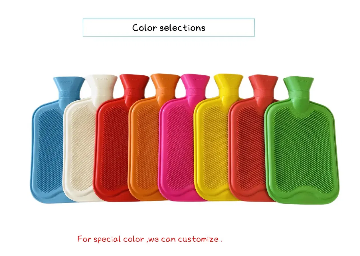 BS 2L 1L CE Hand Warmer Hot Water Bottle with Cover
