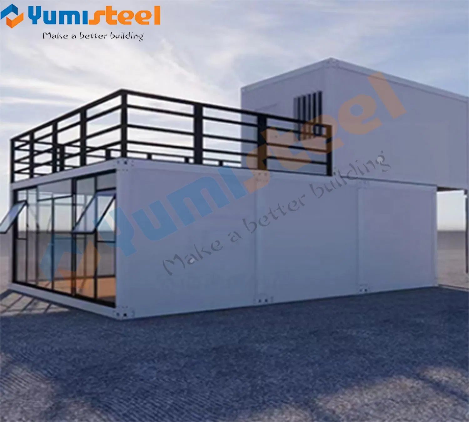 Modern Style Luxury Customized Light Steel Structure Villas/Prefabricated House