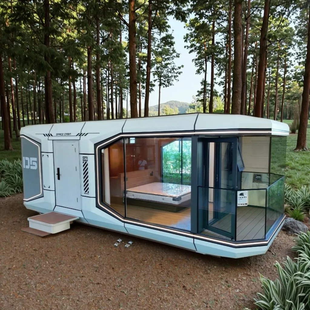 Mobile Homestay Tourism Container Prefab Room Space Capsule House 2 Bedrooms Tiny House Space Capsule
