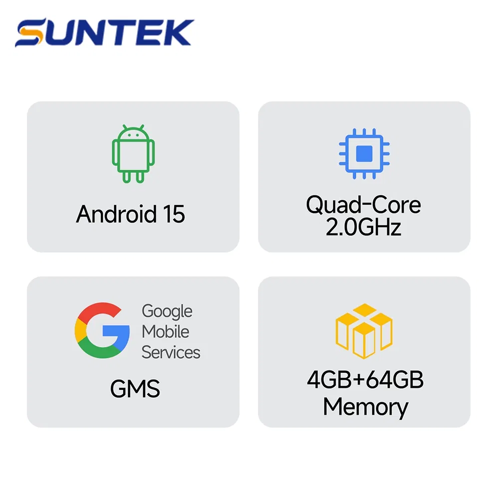 Best POS System for Small Business Suntek Android Terminal with 4G/WiFi POS Cash Register