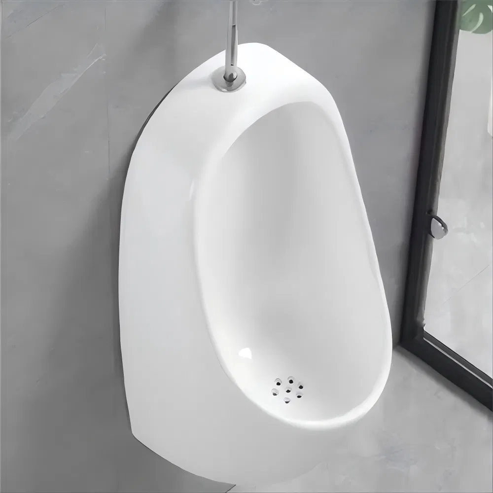 Luxury Sanitary Wares Ceramic Auto Flushing Sensor White Color Urinal Toilet