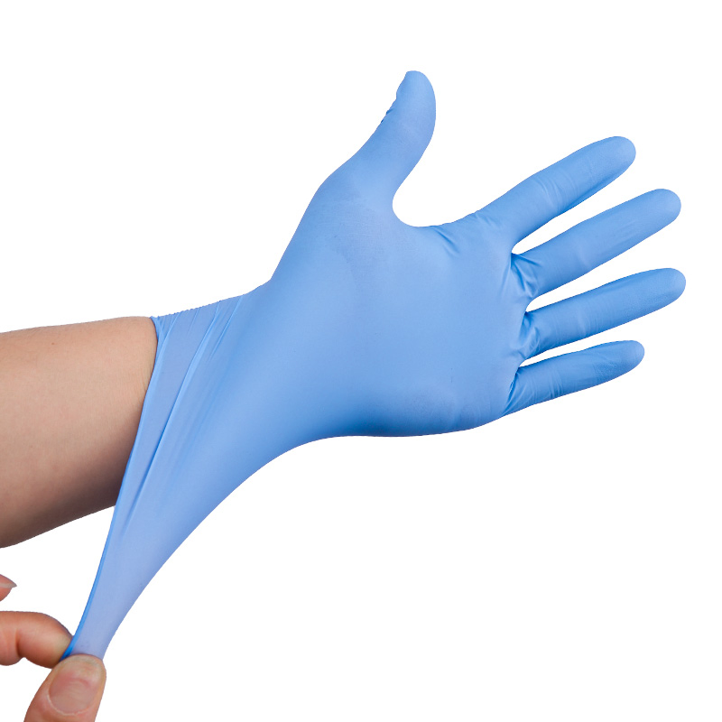 Blue Nitrile Gloves Clear Disposable Sale White Latex Gloves